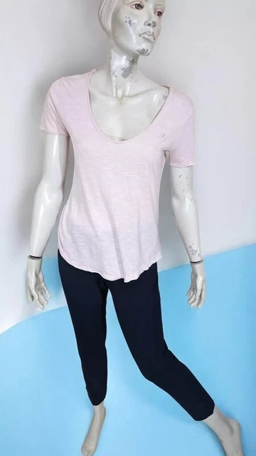 Pull Femme Kaporal Taille 34 - Gris Argenté Et Noir Avec Dentelle - Occasion Très Bon état