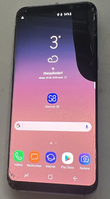 Display LCD OLED originale Samsung S8 SM-G950F schermo recupero dati con cornice