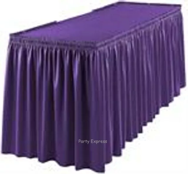 Tableskirt~Tablecover~20 Colours~Plastic Party Table Skirts Covers Cloth