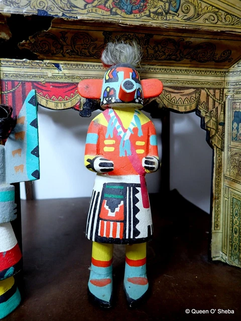 Katsina Doll Native American Signed He-Hey- Ah Hopi Vintage