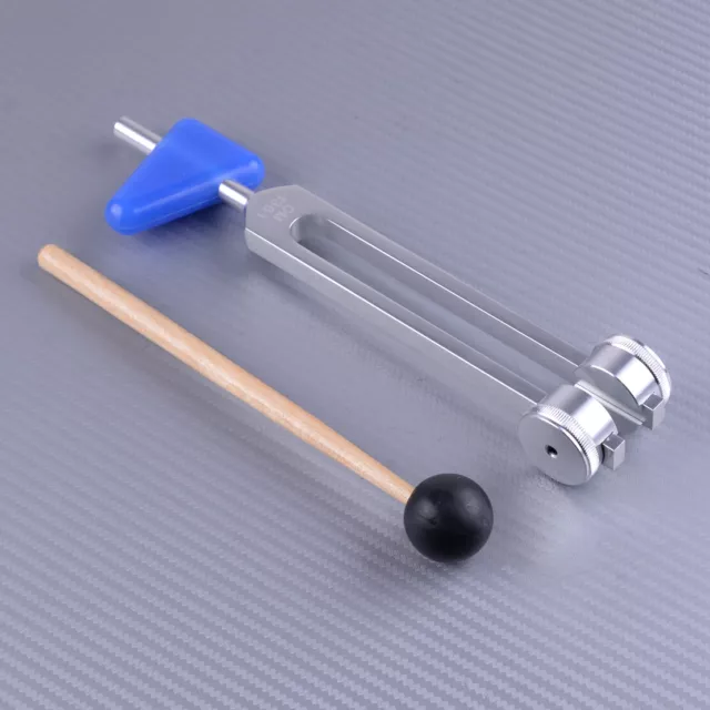 OM136.1Hz Tuning Fork Chakra Hammer Ball Diagnostic Healing Tool + Mallet Set