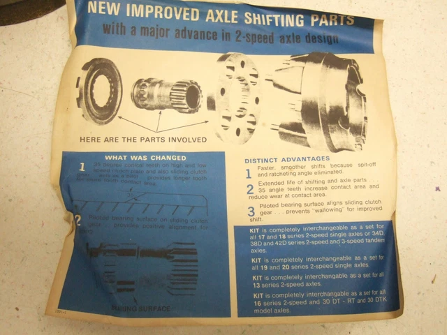 NOS Eaton 95371 2-speed update kit-16 series 474597C91 2