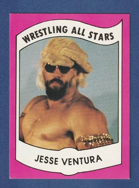 JESSE VENTURA 1982 PWE RC Wrestling All Stars Series B #20 Rookie Card EX-NM*