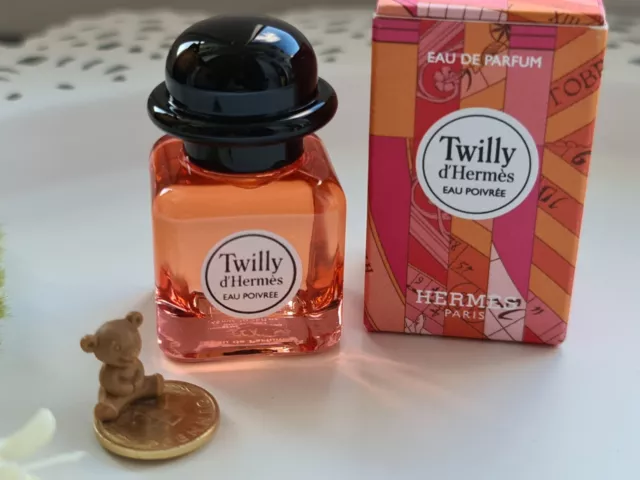 Parfum Miniatur Twilly d´Hermes Eau Poivree 7,5 ml Eau de Parfum & Box
