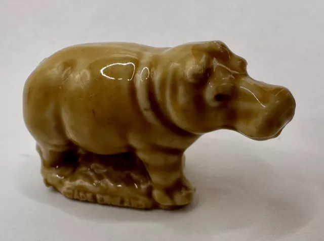 Vintage Wade England Whimsies/Red Rose Tea Figurine Striker Hippopotamus