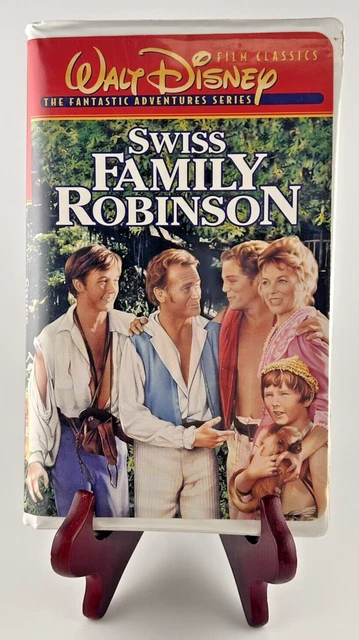 WALT DISNEY FILM Classics -Swiss Family Robinson VHS Clamshell Case ...