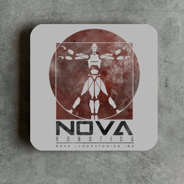 Court Circuit Inspiré Nova Robotics dessous de Verre Johnny 5 Sci Fi 80s Film