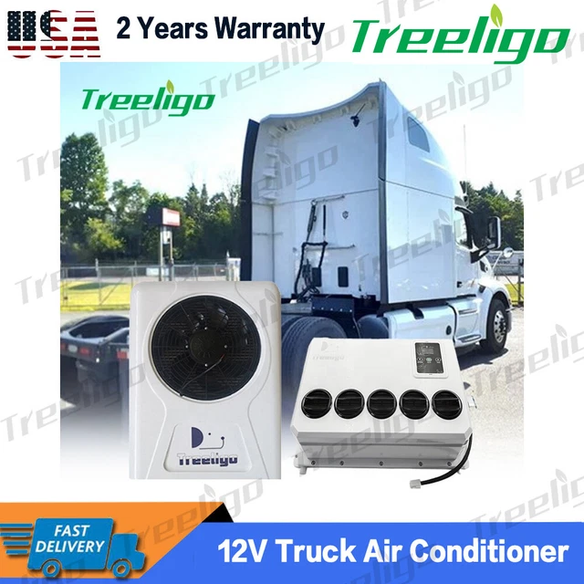 12000BTU DC 12V Car A/C Kit Split Air Conditioner Fits Cab Truck Bus RV Caravan