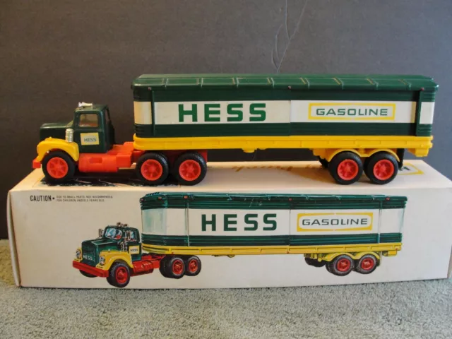 Vintage 1976 Original Hess Toy Truck Gasoline Fuel Oil Tanker With Original Box