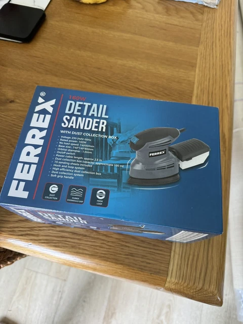 FERREX 160W DETAIL Palm Sander 240 Volt £24.00 - PicClick UK