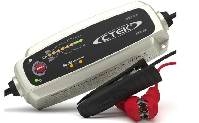 CTEK Mxs 5.0 Batería Cargador Con Automático Temperatura Compensación, 12V, 5.0
