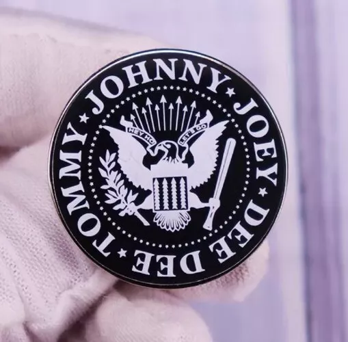 Ramones Pin Button Punk Rock