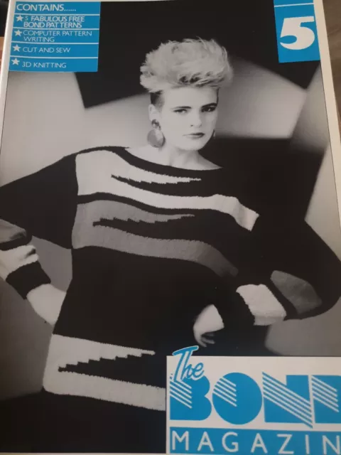 Bond Magazine Knit Part 5 Knitting knit Pattern Book excellent