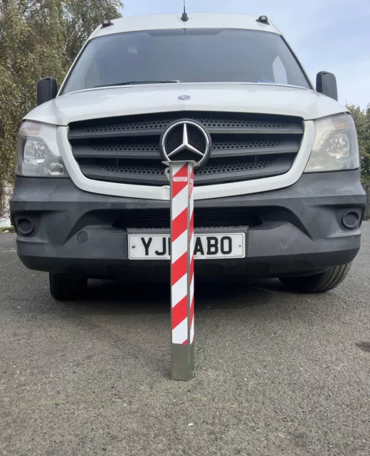 Sentinal Schwerlaststahl Teleskop Sicherheit Poller Schloss Top Parkplatz Einfahrt 3