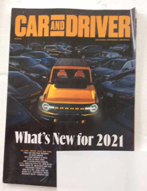 Car And Driver Magazine October 2020 84 Pages Acura Aston Audi BMW