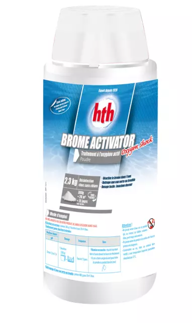 HTH BROME ACTIVATOR Oxygen Shock Granulés - 2,3kg | Activateur de Brome