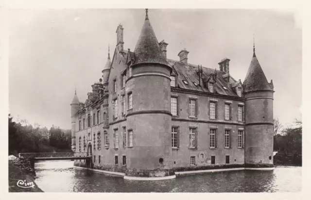 Carte postale ancienne SEINE-ET-MARNE LORREZ-LE-BOCAGE château face nord-est