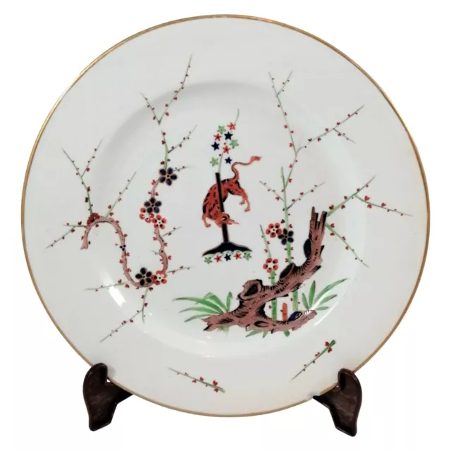 Derby Kakiemon Vuelo Fox Patrón Placa, Siglo 1810 . Extremadamente