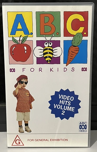 ABC FOR KIDS Video Hits Volume 2 VHS Video Tape 1992 $15.50 - PicClick AU