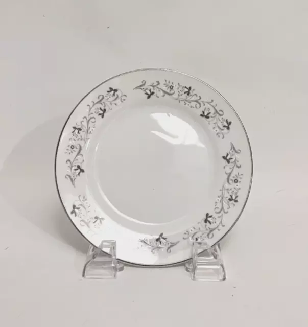 Moon Mist 3000 Fine China of Japan 6-3/8" Bread & Butter Plate Gray White Scroll