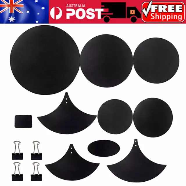 14Pcs Drum Mute Pads Silencer Drumming Practice Rubber Foam Pad Cymbal Mute Pad