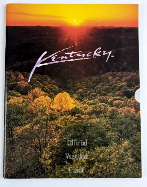 1994 Kentucky Bluegrass State Vintage Vacation Guide Event Calendar Map KY