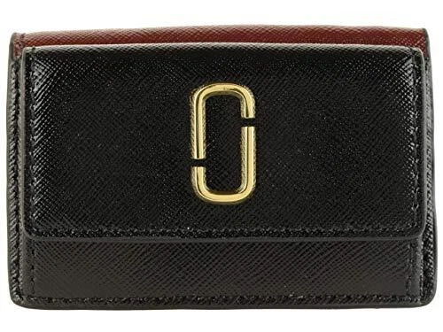 [Marc Jacobs] Trifold Mini SNAPSHOT 0013597 BLACK/CHIANTI
