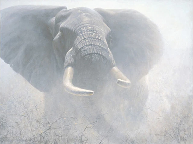 Robert Bateman Tembo Canvas Giclee 56x42