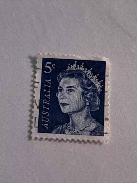 Australia Queen Elizabeth II Stamp Australian Stamp Blue