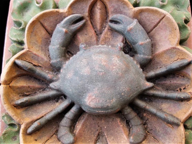 Crab   Cancer   Garden Arts & Crafts Gothic Ellison Tile  Zodiac 2