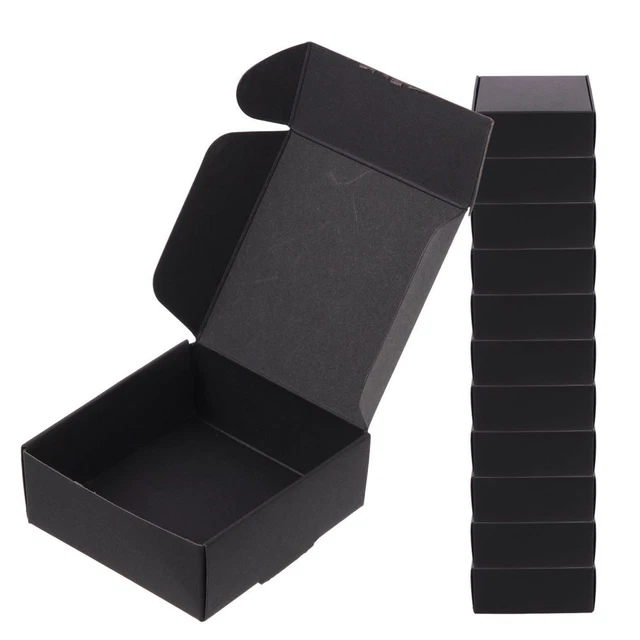 Scatole Di Cartone 22x22x15 Cm – Confezione Da 10 Pezzi, Mono Onda – Per Spedizioni, Imballaggio, E-commerce, Regali