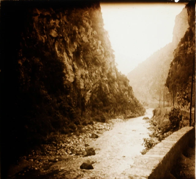FRANCE Vallée de La Vésubie 1926, Photo Stereo Plaque Verre VR2L17n13