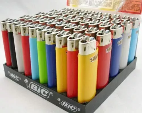 Bic CLASSIC Maxi LIGHTERS Gas LIGHTER FULL SIZE Large Lighter Pack of 5