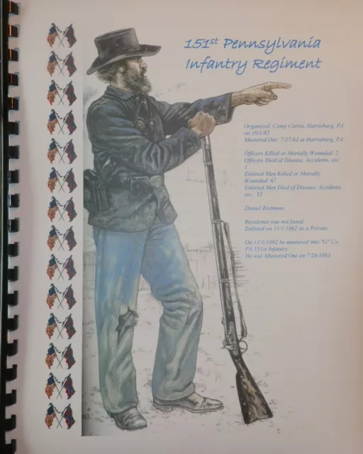 Civil War History of the 151st Pennsylvania Infantry Regiment