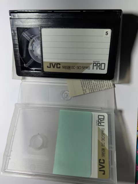JVC VHSC VHS-C Compact Video Cassette Super Pro EC-30 SPRO