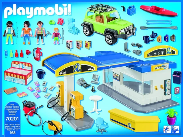 PLAYMOBIL City Life Große Tankstelle Konstruktionsspielzeug (70201) Online Kaufen