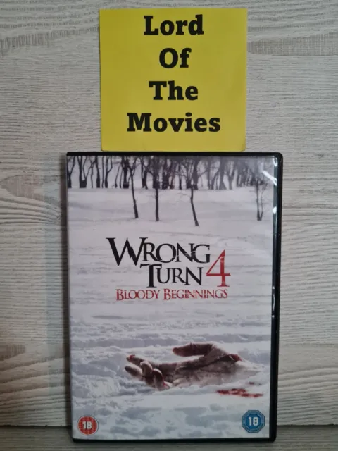Wrong Turn 4 Bloody Beginnings (DVD, 2012) {Scary Horror} [Region 2] {18} [UK]