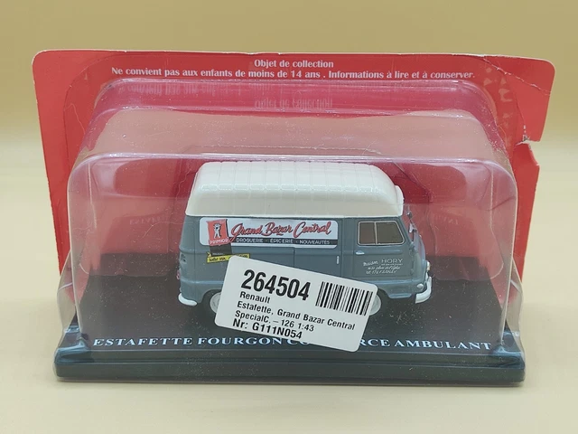 NOREV 1/43 - Renault Estafette Fourgon N42, Grise, Ancienne Collection En Boîte