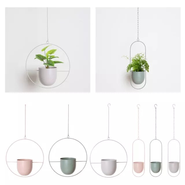 Kreativer Metall hängender Pflanzer Blumentopfhalter Indoor Outdoor Blumentopf
