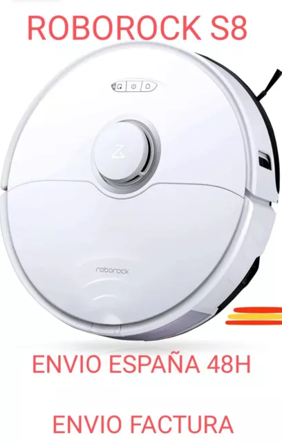 Roborock. S8 Robot Aspirador Mascotas 6000Pa App Sonico Vacuum Cleaner