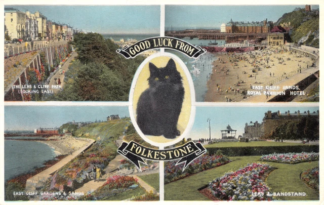 R221967 Good Luck from Folkestone. Lansdowne Publishing. Multi View