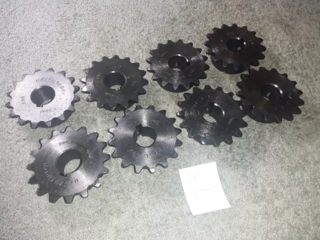 Lot 8 Vintage Small Industrial Roller Sprockets Steampunk Machine Gear Cog Wheel