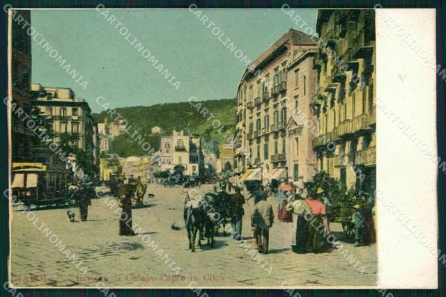 NAPOLI CITTÀ RIVIERA Chiaia Capre in Città cartolina MX4911 EUR 8,00 ...