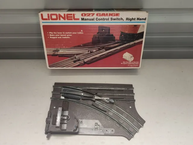 Vintage Lionel O-27 Scale Right Manual Switch Train Track # 6-5022    #2