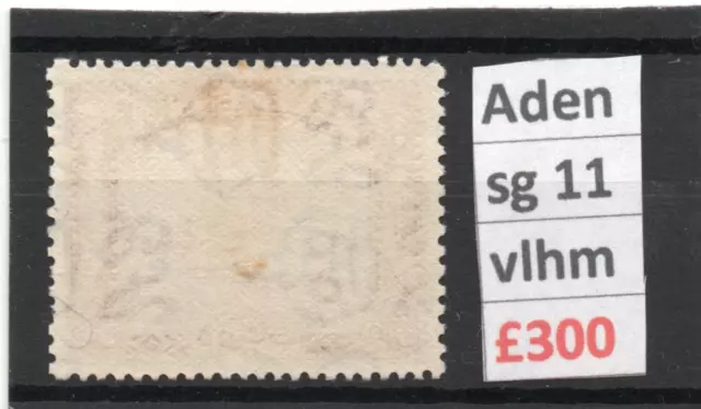 Aden GV1 1937 Dhow 5r deep purple sg 11 VLH.Mint 2