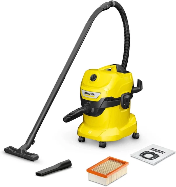 Kärcher Aspiratore Solidi-Liquidi WD 4 V-20/5/22, Filtro plissettato 20 litri