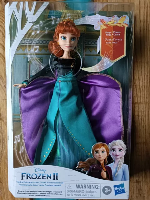 Doll Poupee anna musical reine des neiges frozen disney hasbro français