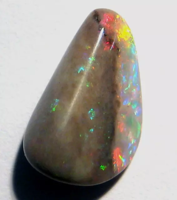Multicolour Natural Australian Andamooka Matrix Opal Solid Cut Stone 3.6ct (2227