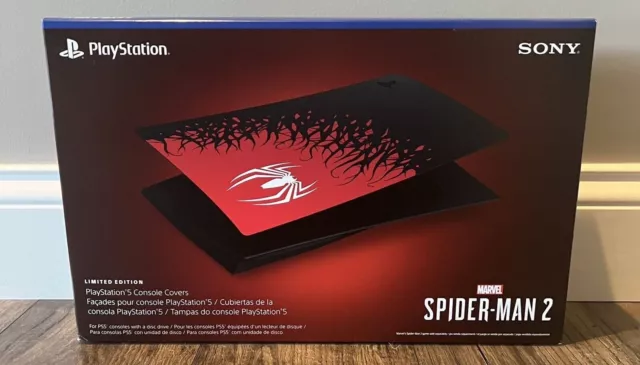 🕷️ Spiderman 2 Limited Edition PlayStation 5 DISC Console Cover PS5 🌍 Shipping