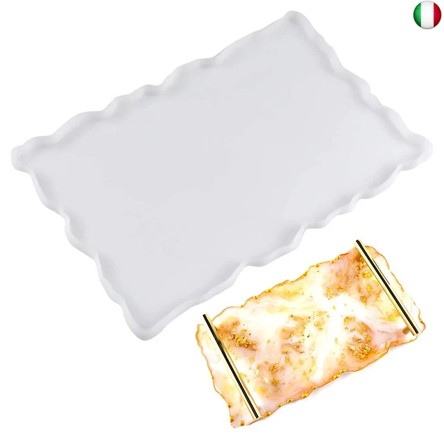 Garosa Set 3 Stampi In Silicone Per Vassoio Portafrutta – Dimensioni S, M, L, Per Resina E Decorazioni Fai Da Te - 3